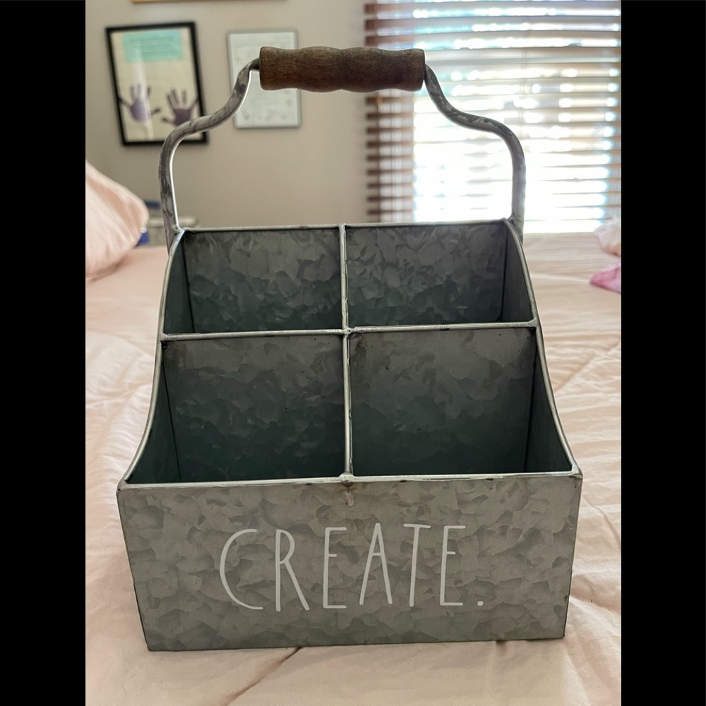 Rae Dunn metal desk organizer